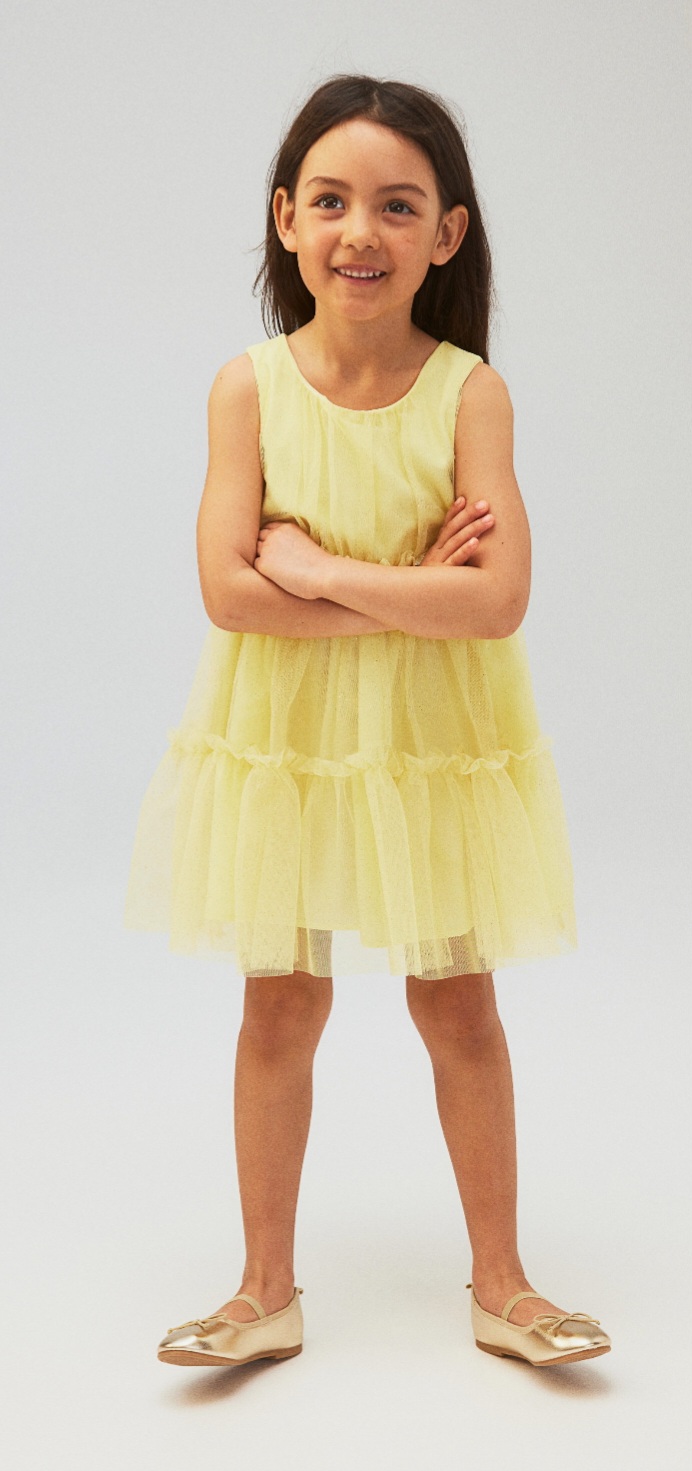 سارافون دخترانه 27715 سایز 1.5 تا 12 سال مارک H&M
