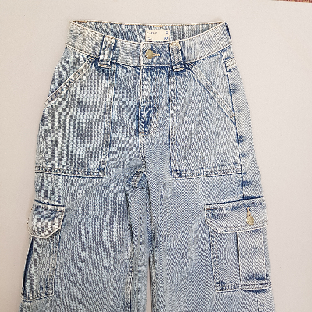 شلوار جینز کارگو 27713 سایز 8 تا 14 سال مارک TARGET