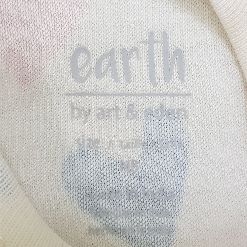 بادی دخترانه 27125 سایز بدوتولد تا 24 ماه کد 18 مارک earth   *