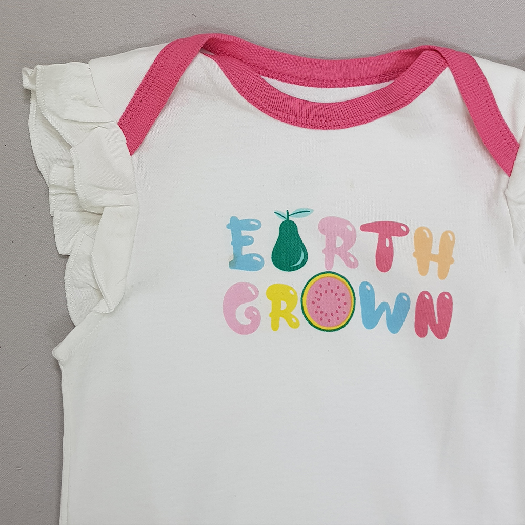بادی دخترانه 27125 سایز بدوتولد تا 24 ماه کد 18 مارک earth   *