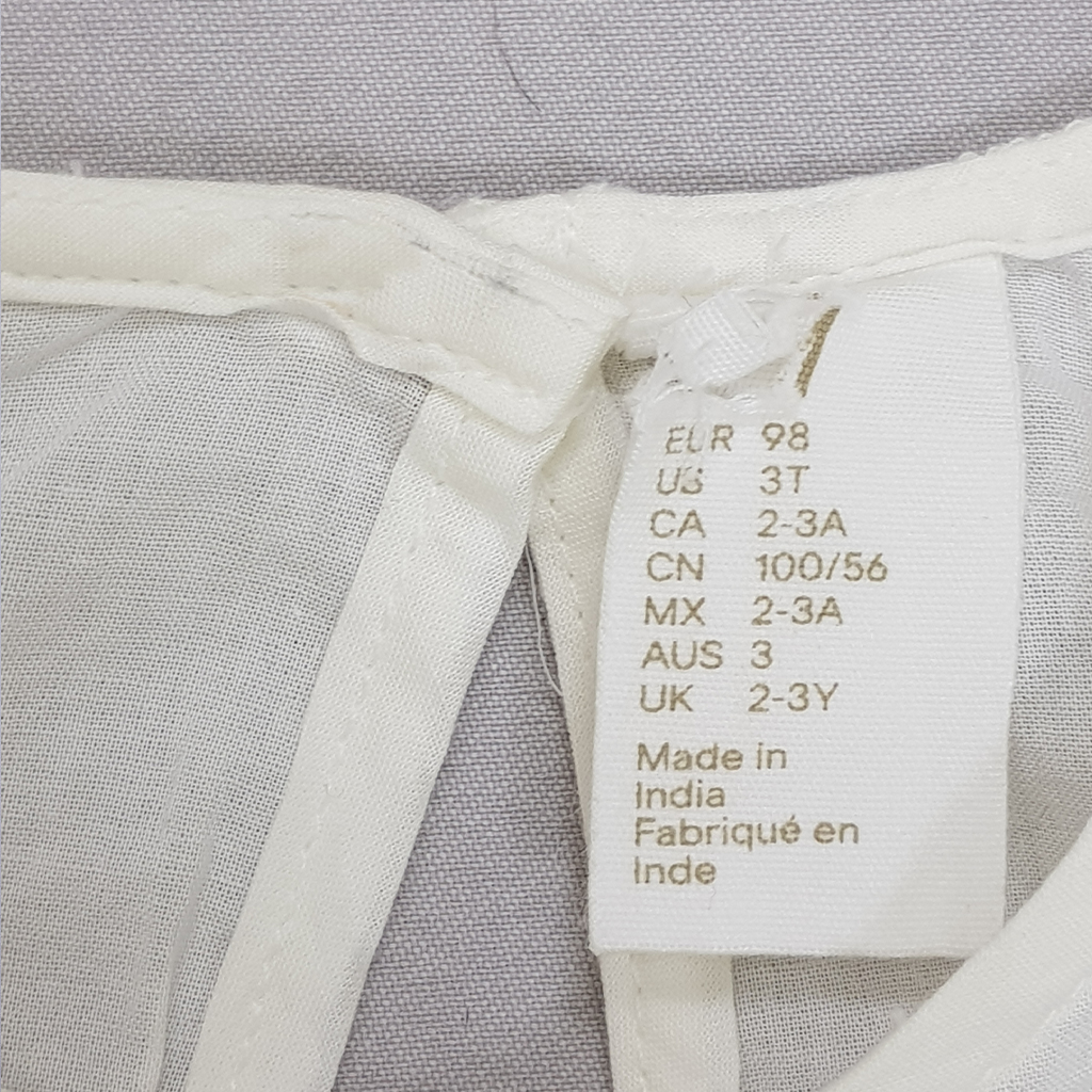 سارافون دخترانه 27728 سایز 4 ماه تا 4 سال مارک H&M