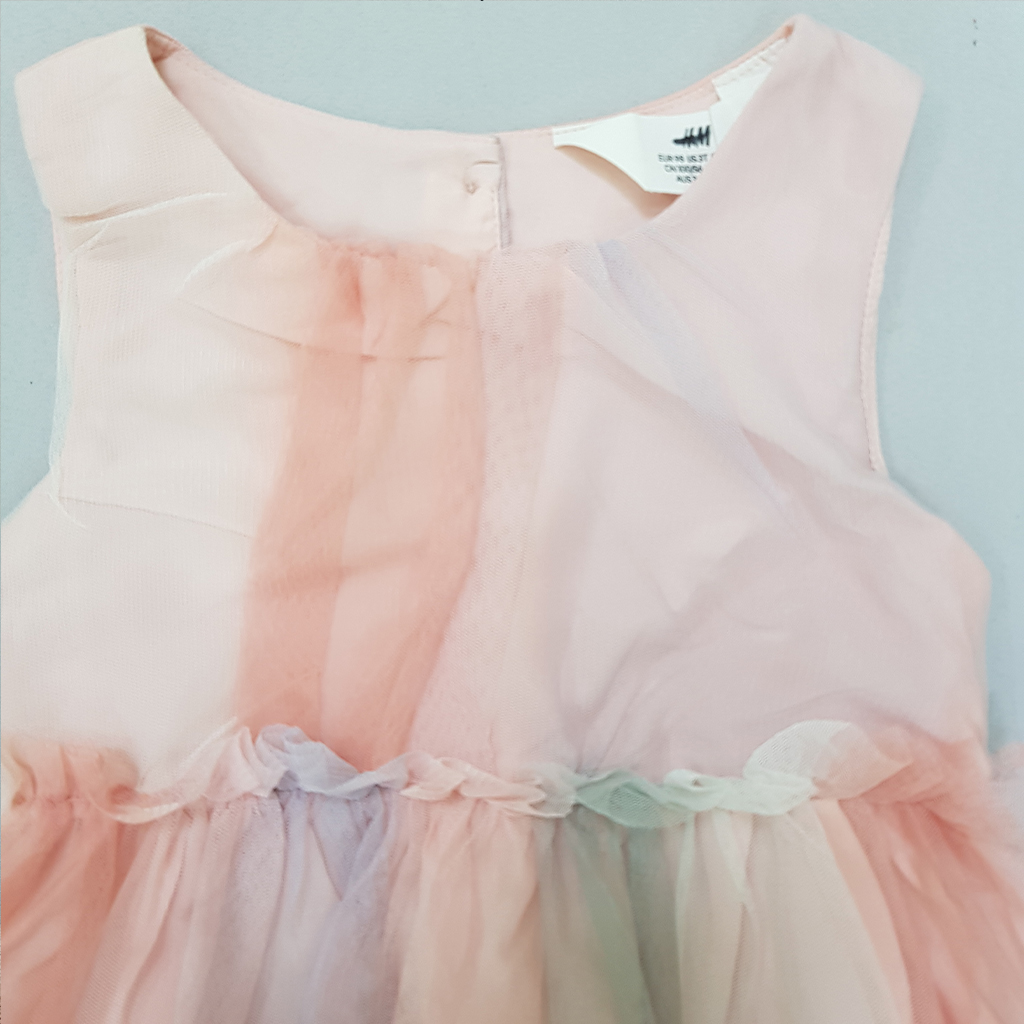 سارافون دخترانه 27729 سایز 2 تا 7 سال کد 3 مارک H&M