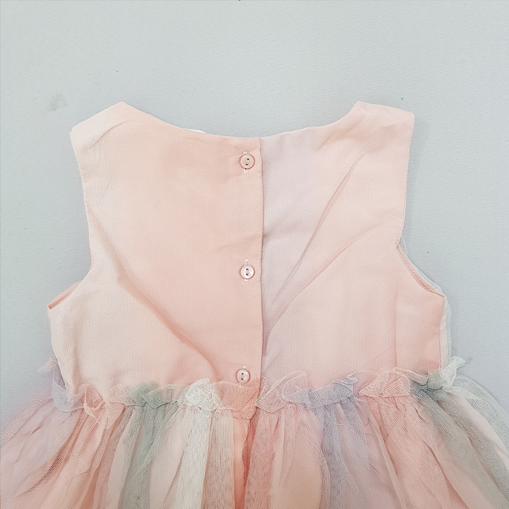 سارافون دخترانه 27729 سایز 2 تا 7 سال کد 3 مارک H&M