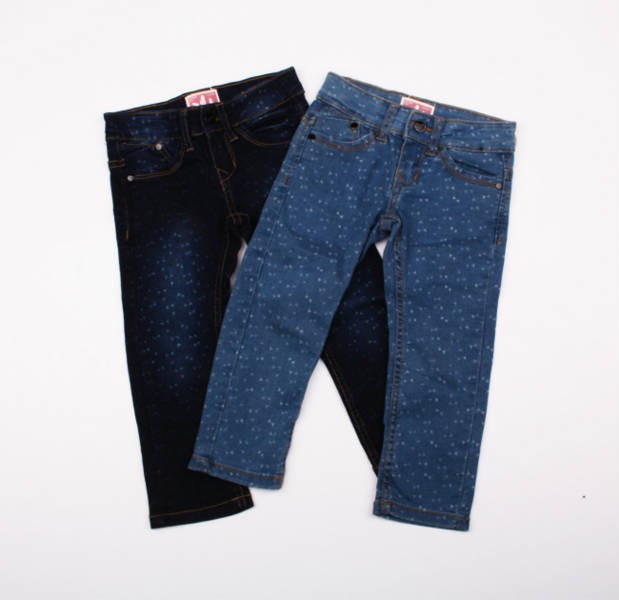 شلوار جینز دخترانه 100710 سایز 2 تا 14 سال مارک AKIDO