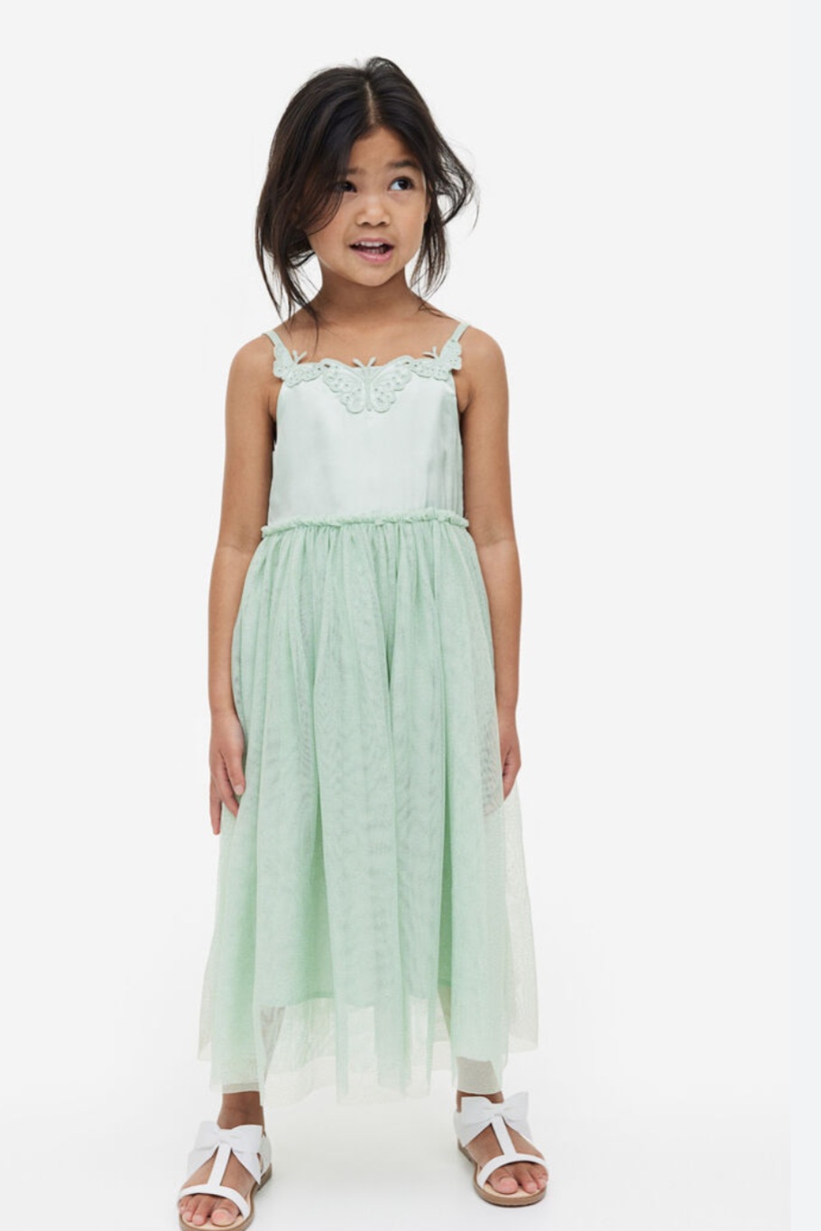 سارافون دخترانه 27729 سایز 2 تا 9 سال کد 5 مارک H&M