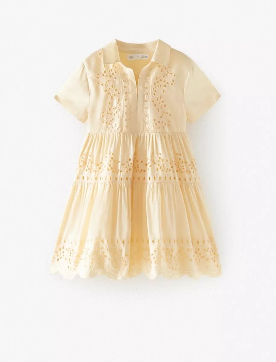 سارافون دخترانه 27829 سایز 6 تا 14 سال مارک ZARA