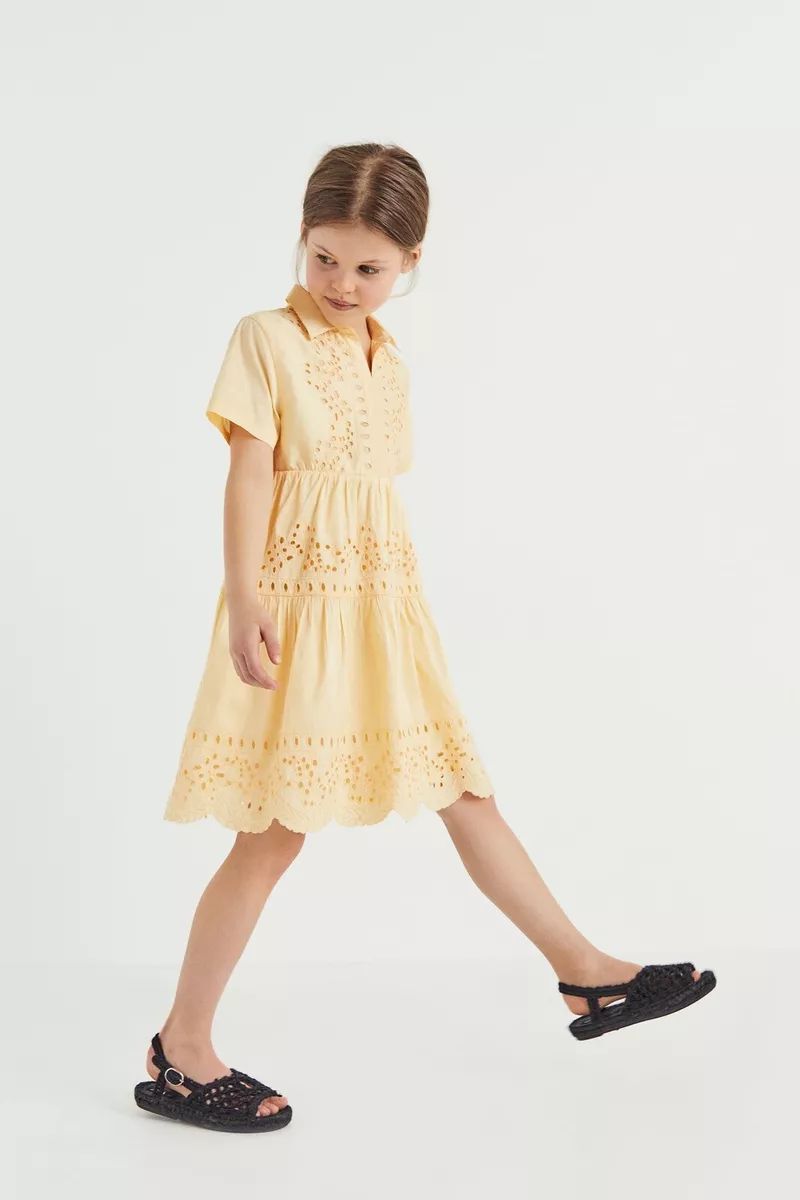 سارافون دخترانه 27829 سایز 6 تا 14 سال مارک ZARA