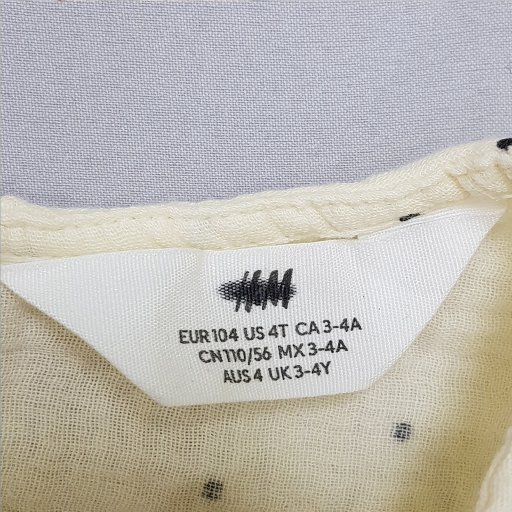 سارافون دخترانه 27734 سایز 1.5 تا 12 سال مارک H&M   *