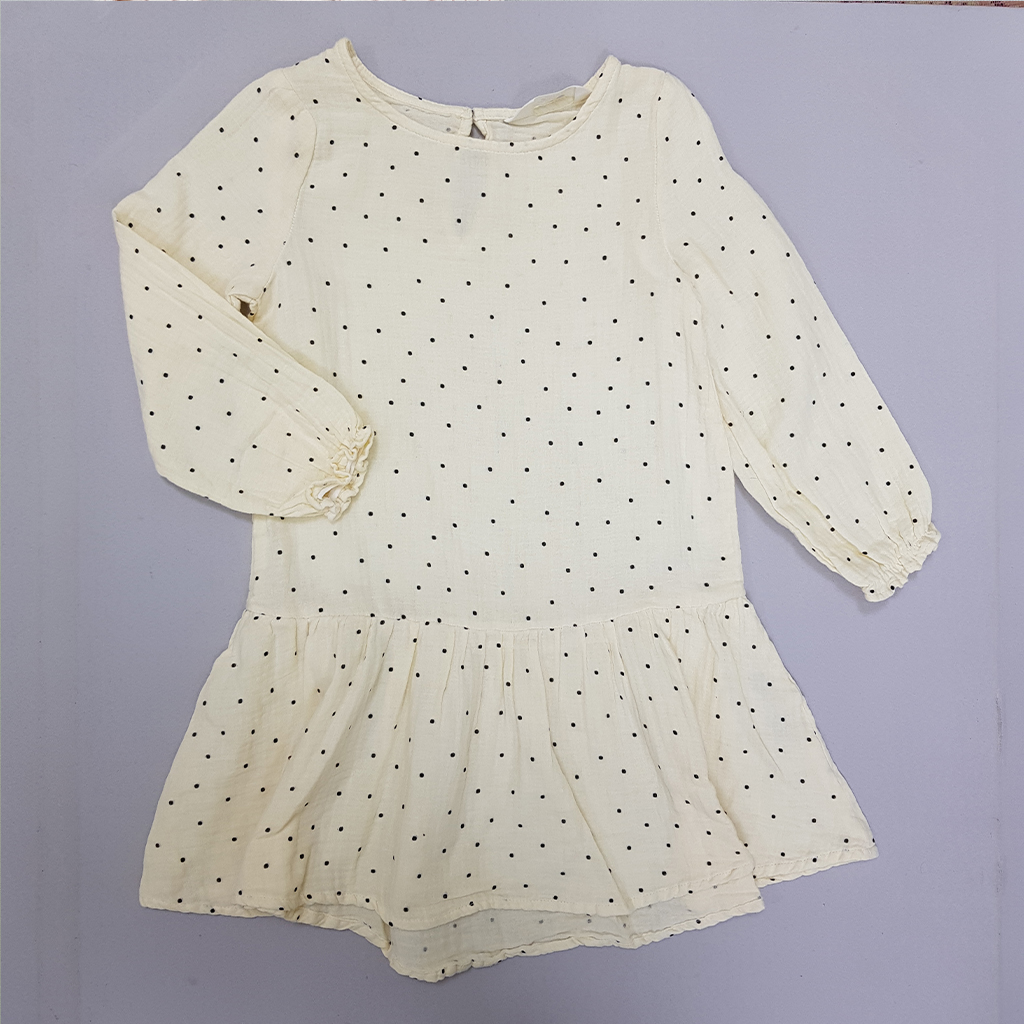 سارافون دخترانه 27734 سایز 1.5 تا 12 سال مارک H&M   *
