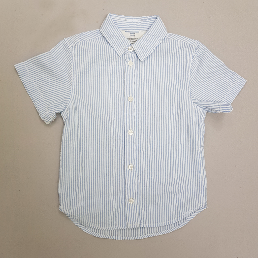 پیراهن پسرانه 27835 سایز 1.5 تا 10 سال مارک H&M   *