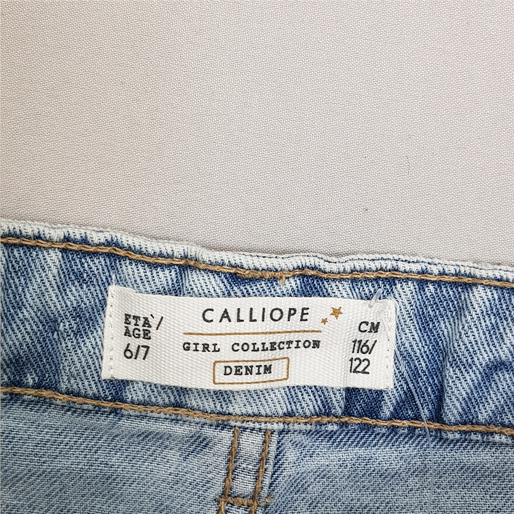 شلوارک جینز دخترانه 27797 سایز 6 تا 15 سال مارک Calliope