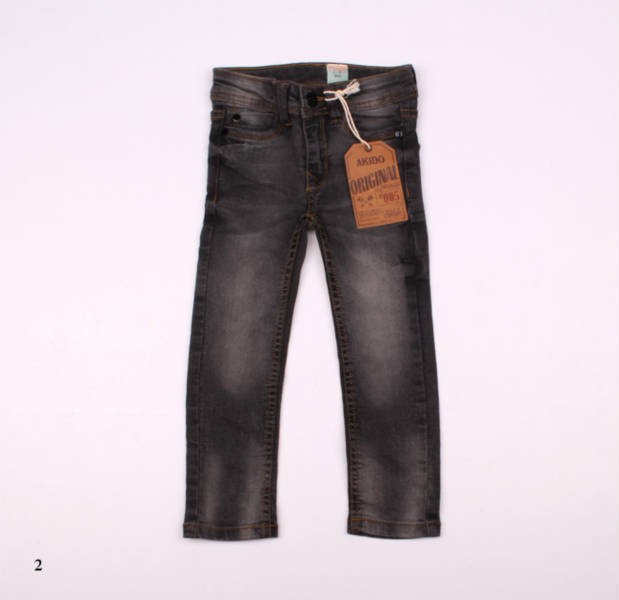 شلوار جینز دخترانه 100731 سایز 2 تا 14 سال مارک AKIDO