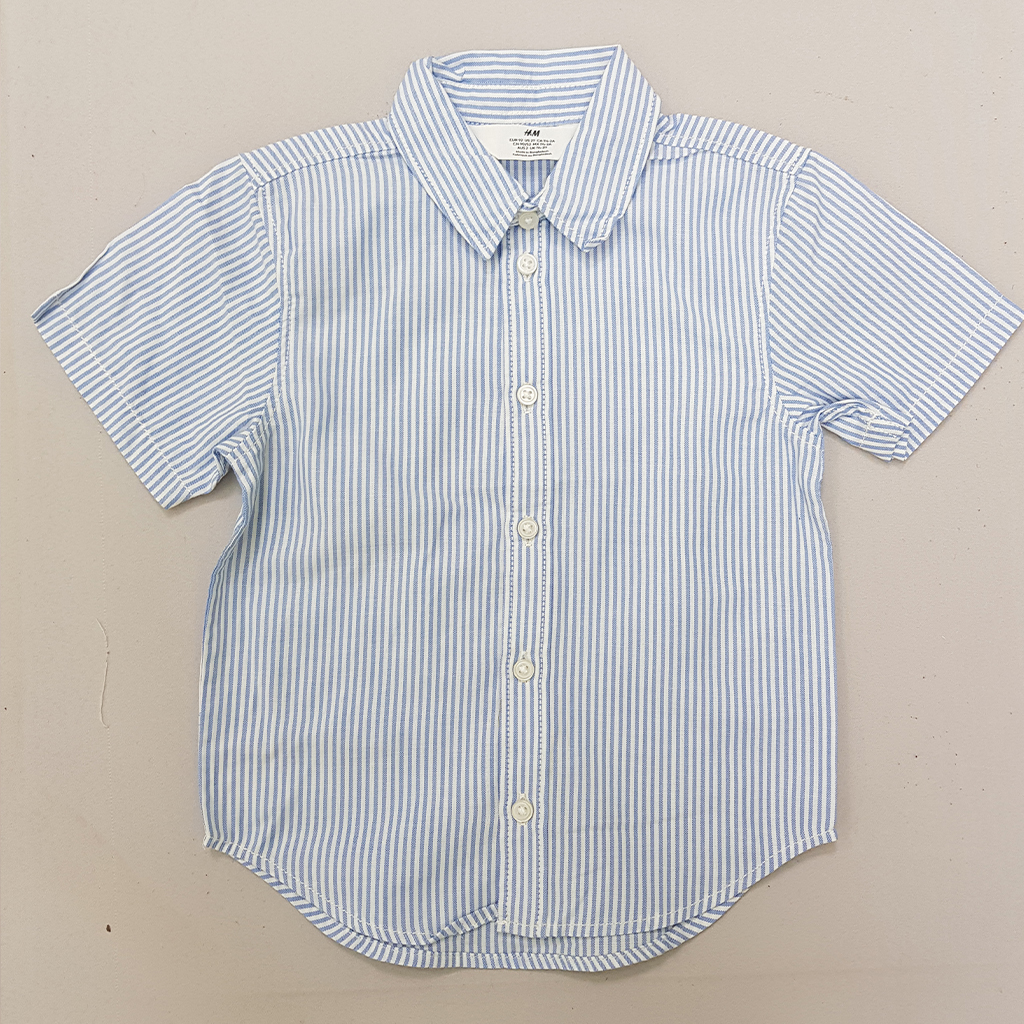 پیراهن پسرانه 27813 سایز 1.5 تا 10 سال مارک H&M