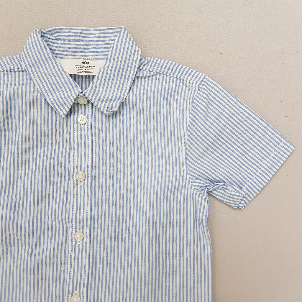 پیراهن پسرانه 27813 سایز 1.5 تا 10 سال مارک H&M