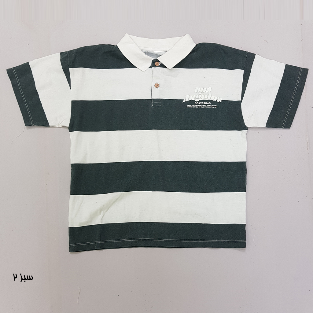 تی شرت یقه دار پسرانه 27870 سایز 6 تا 14 سال مارک ZARA