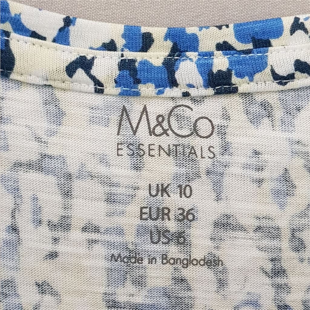 تی شرت زنانه 27908 سایز 36 تا 44 مارک M&CO
