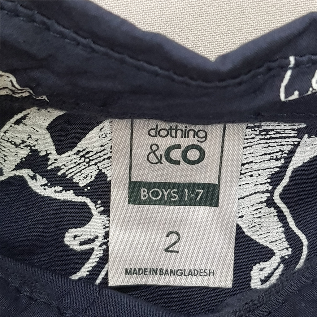 پیراهن پسرانه 27910 سایز 1 تا 9 سال مارک Clothing&Co