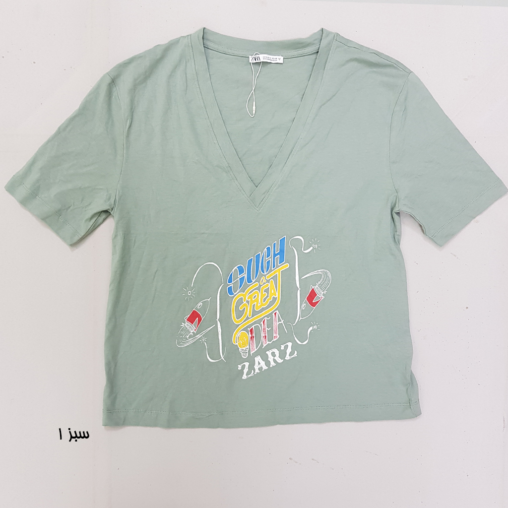 تی شرت زنانه 27900 مارک ZARA