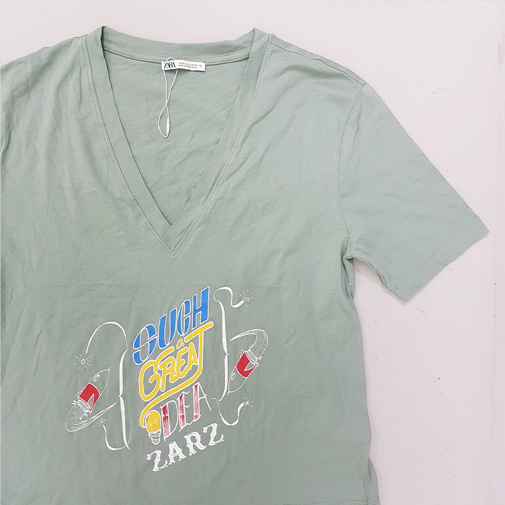 تی شرت زنانه 27900 مارک ZARA