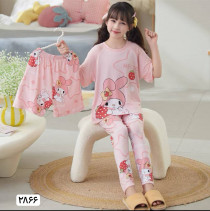ست دو تیکه تابستونه نخ پنبه زنانه کد 417316