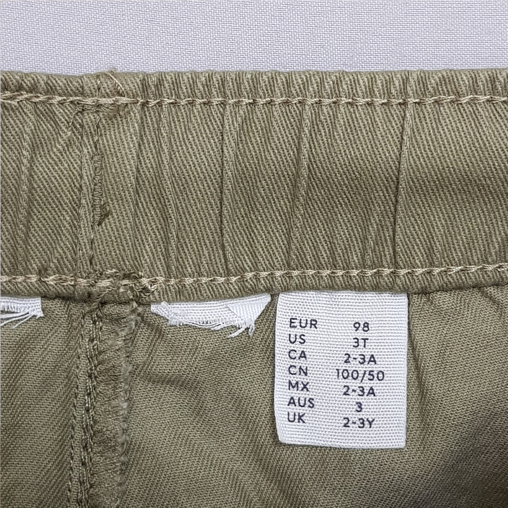 شلوار کتان پسرانه 27907 سایز 2 تا 10 سال کد 1 مارک H&M
