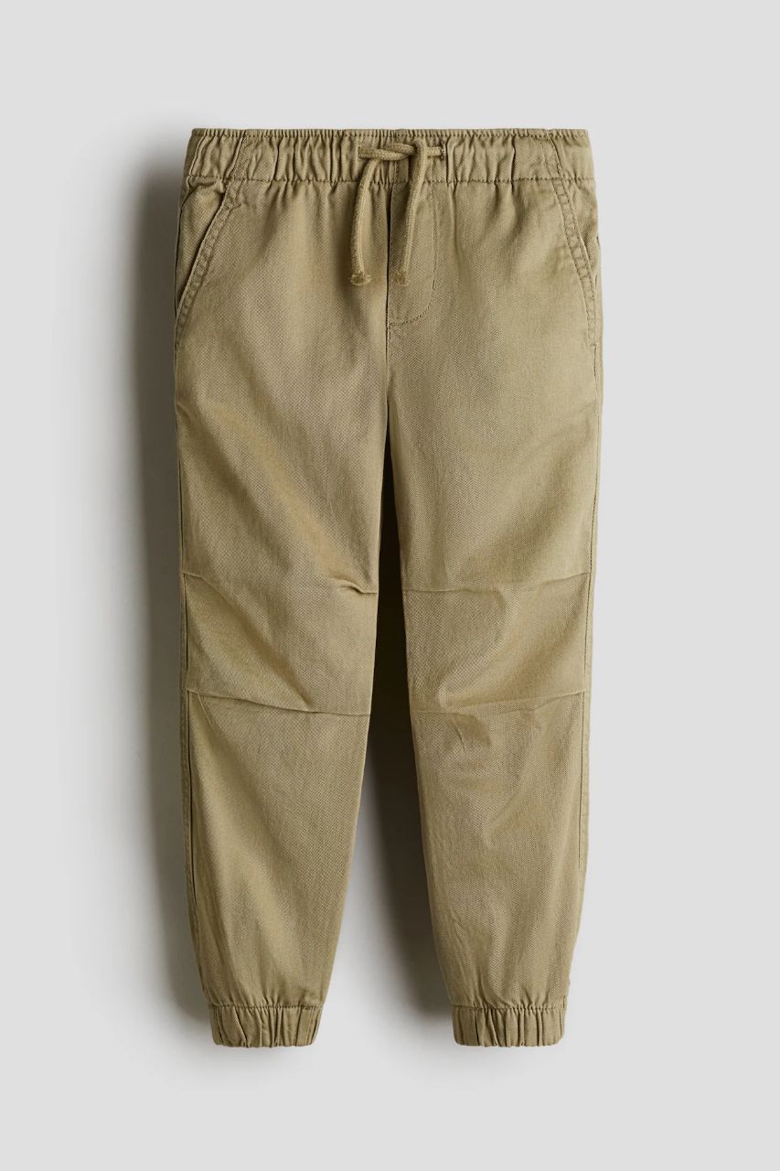 شلوار کتان پسرانه 27907 سایز 2 تا 10 سال کد 1 مارک H&M