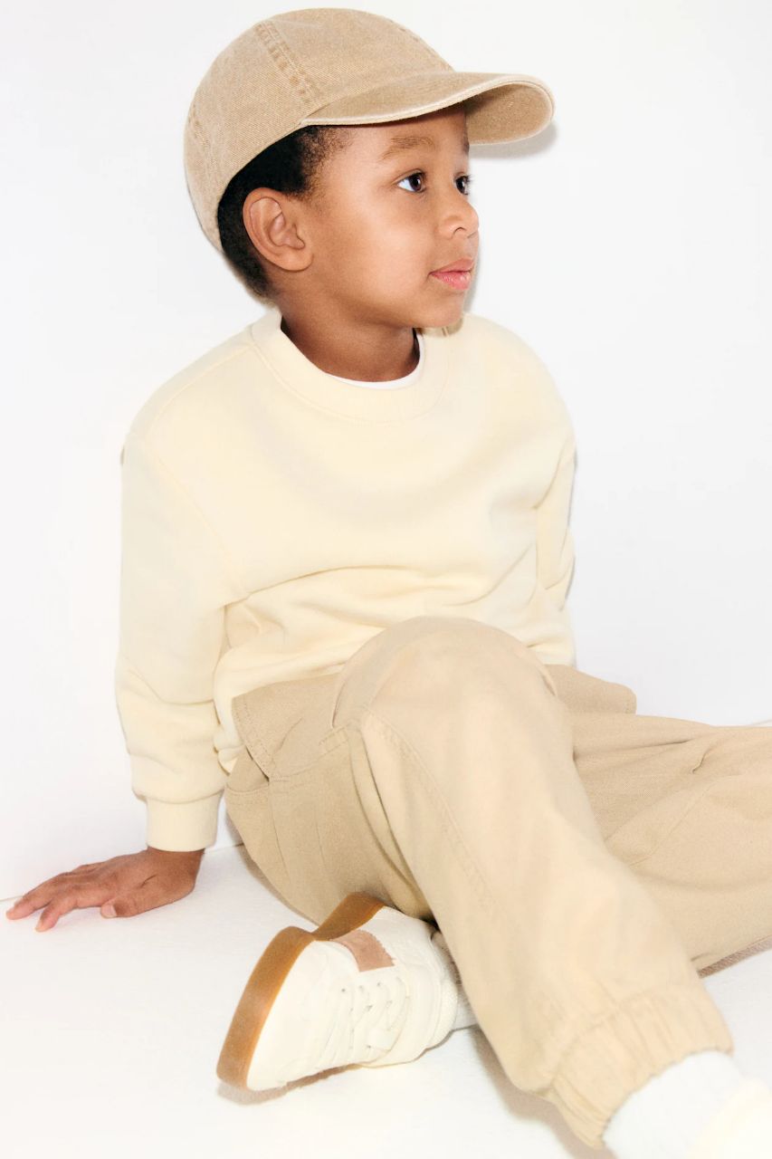 شلوار کتان پسرانه 27907 سایز 4 تا 10 سال کد 2 مارک H&M