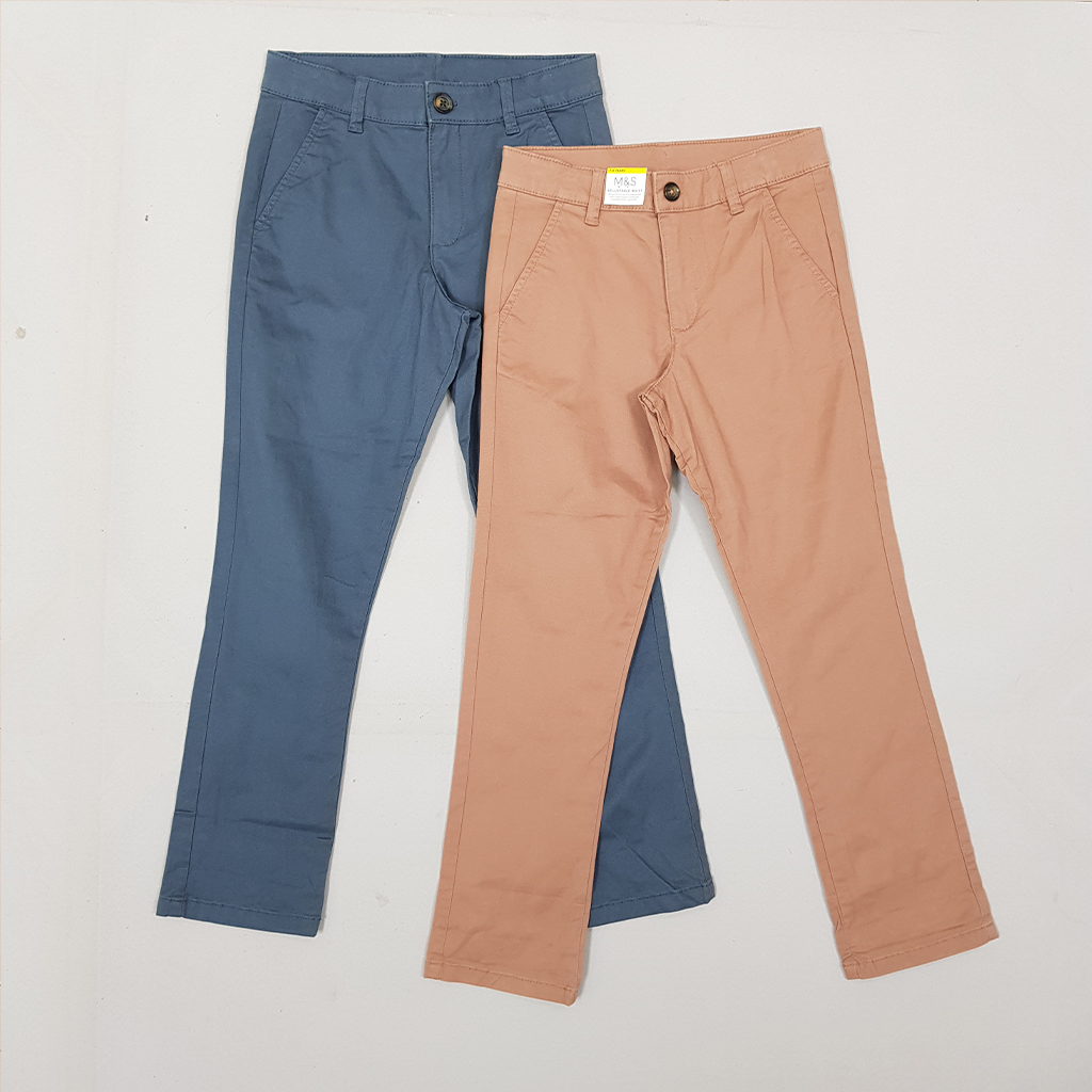 شلوار کتان پسرانه 27913 سایز 3 تا 16 سال مارک M&S