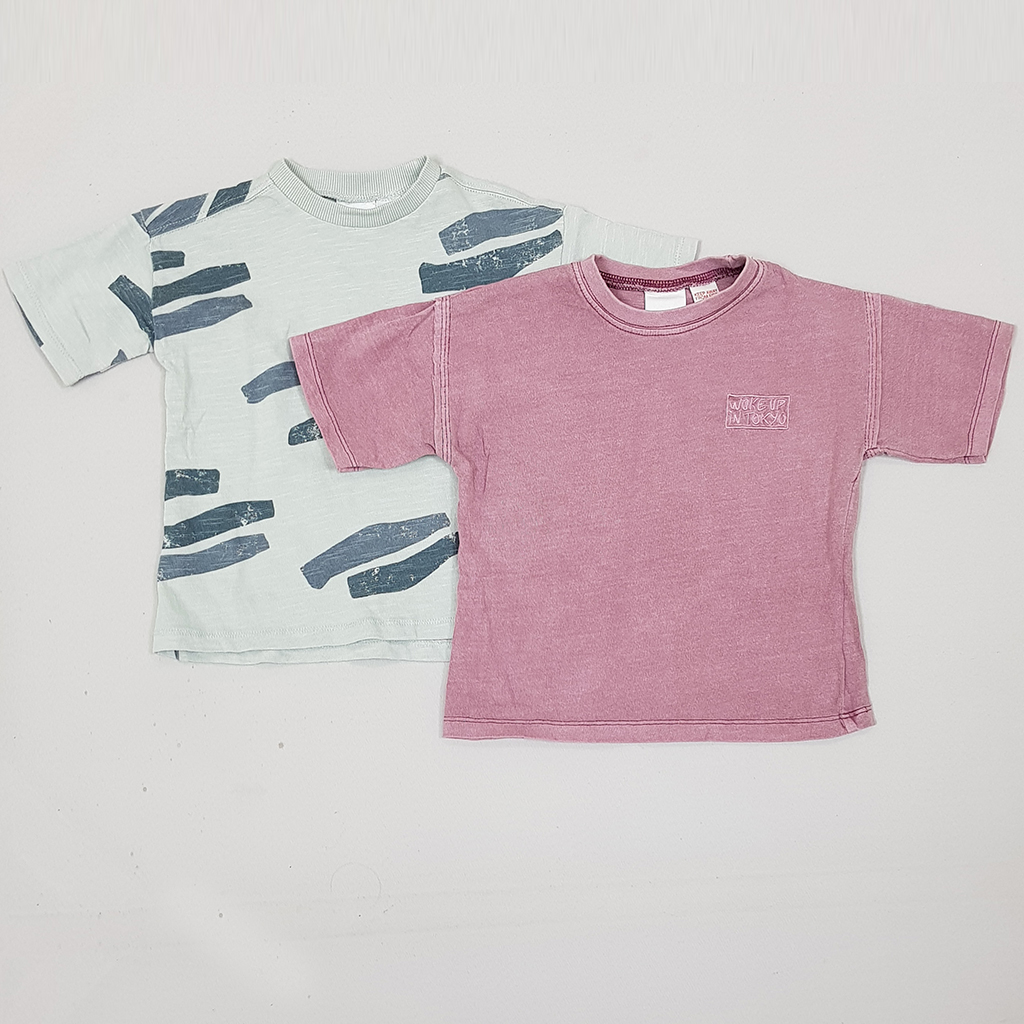 تی شرت پسرانه 27876 سایز 9 ماه تا 6 سال کد 1 مارک ZARA   *