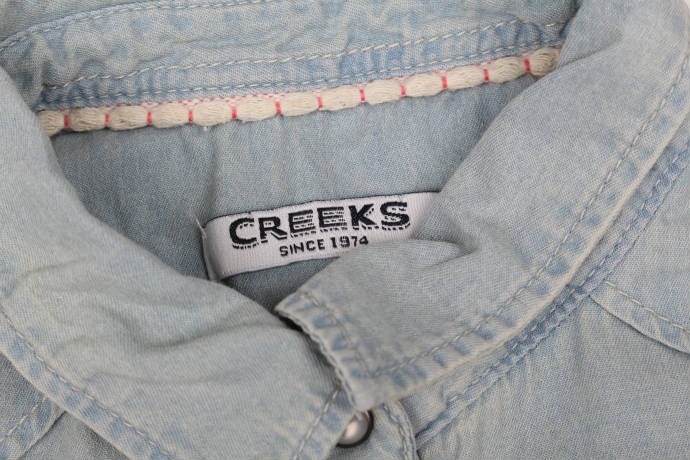 پیراهن جینز کاغذی 16653 سایز 10 تا 16 سال مارک CREEKS