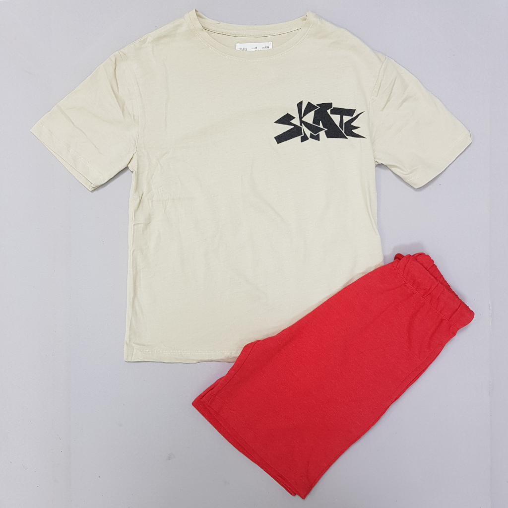 ست پسرانه 27964 سایز 8 تا 14 سال کد 3 مارک ZARA
