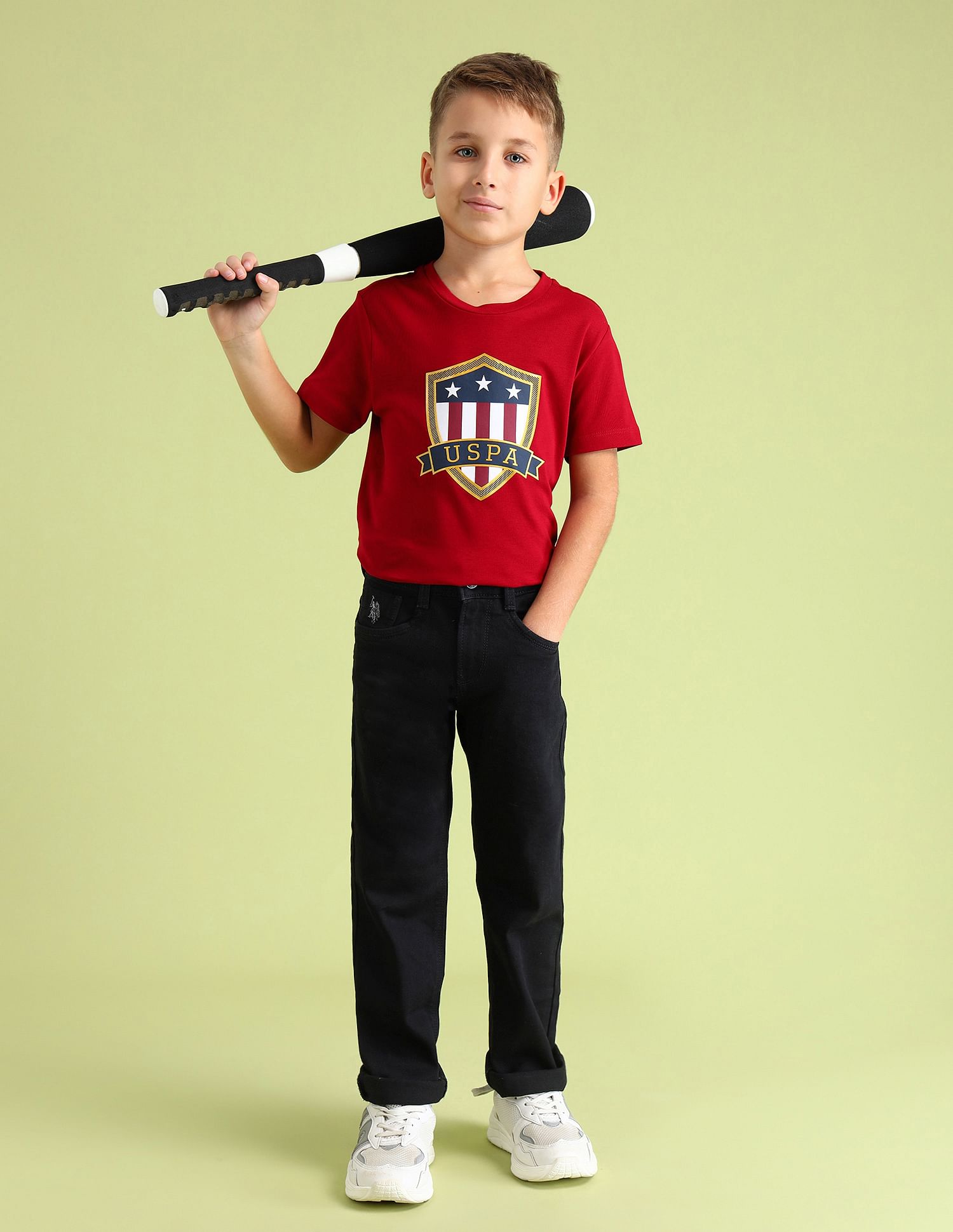 شلوار جینز پسرانه 27966 سایز 4 تا 16 سال مارک US POLO