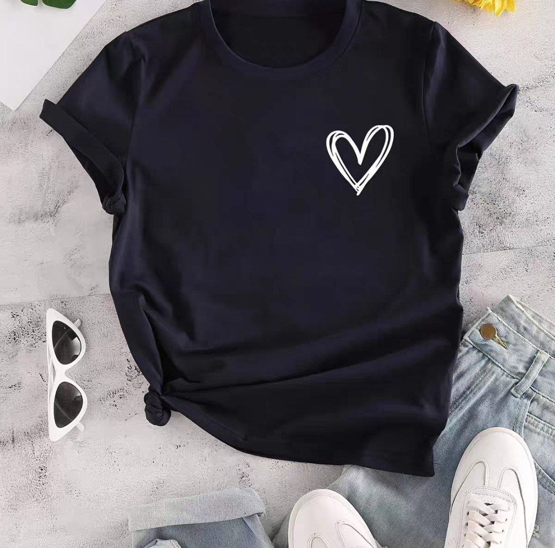 تیشرت نخ پنبه دخترانه کد 417396