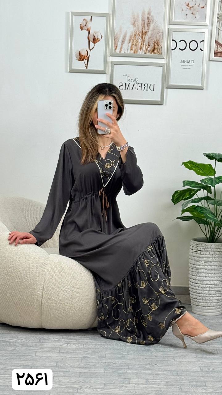 پیراهن گلدوزی زنانه کد 417402