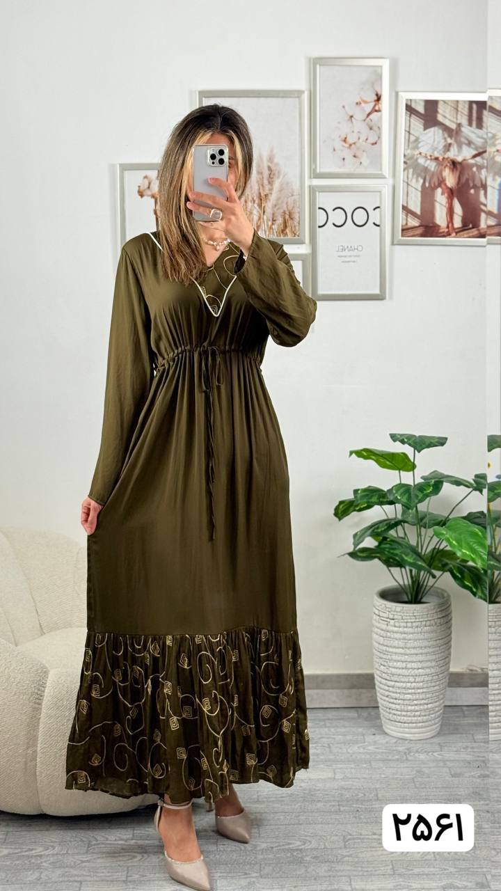 پیراهن گلدوزی زنانه کد 417402