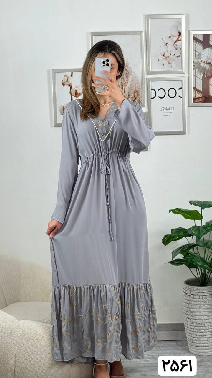پیراهن گلدوزی زنانه کد 417402