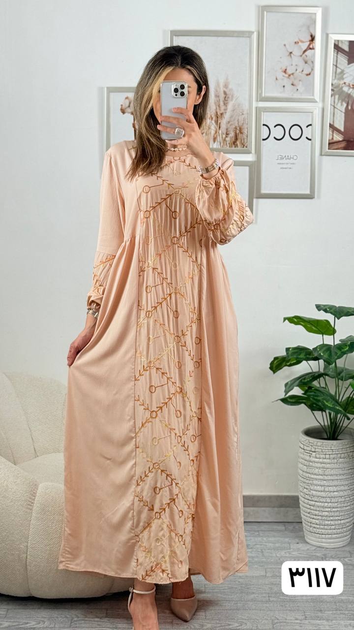 پیراهن گلدوزی زنانه کد 417403