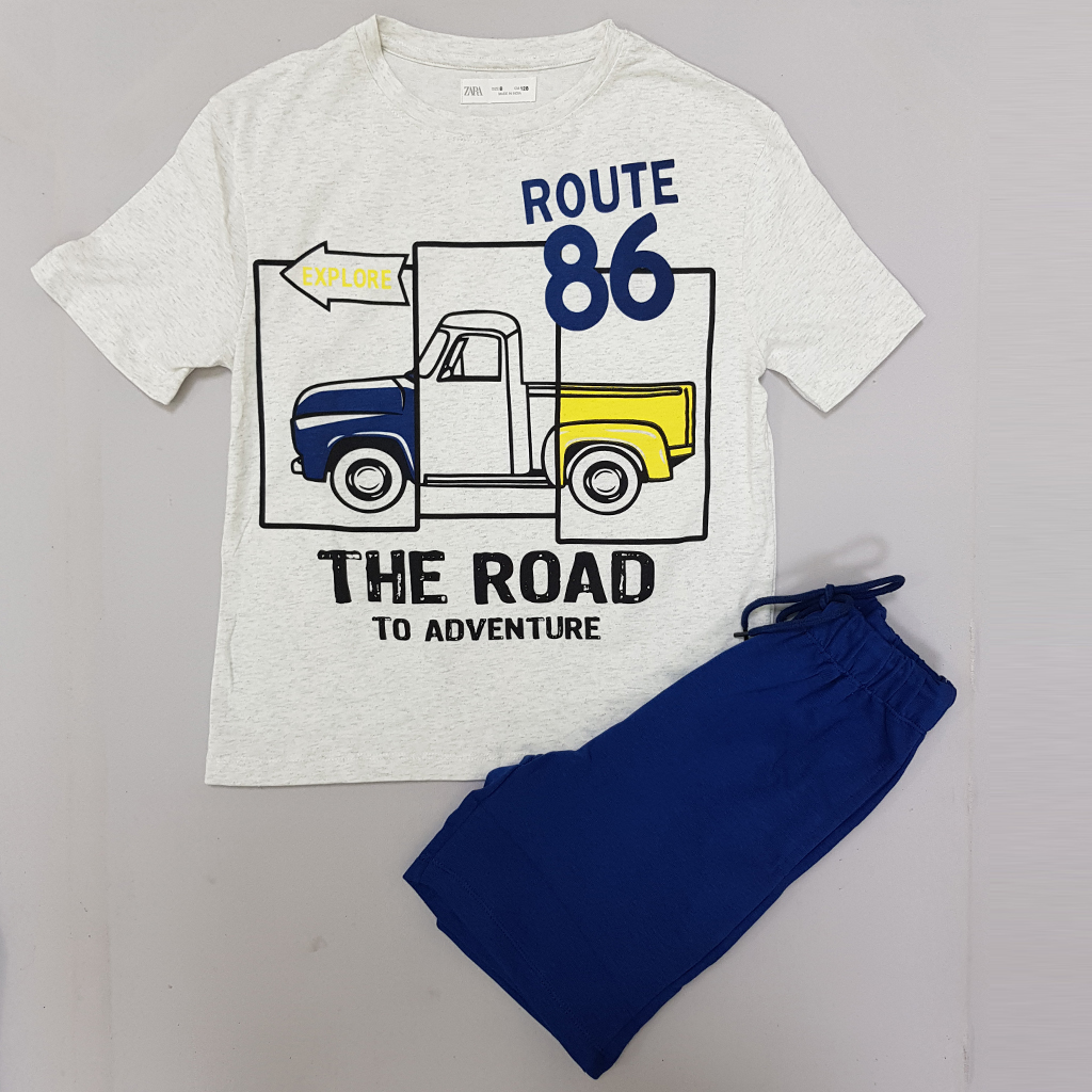ست پسرانه 27964 سایز 8 تا 14 سال کد 8 مارک ZARA