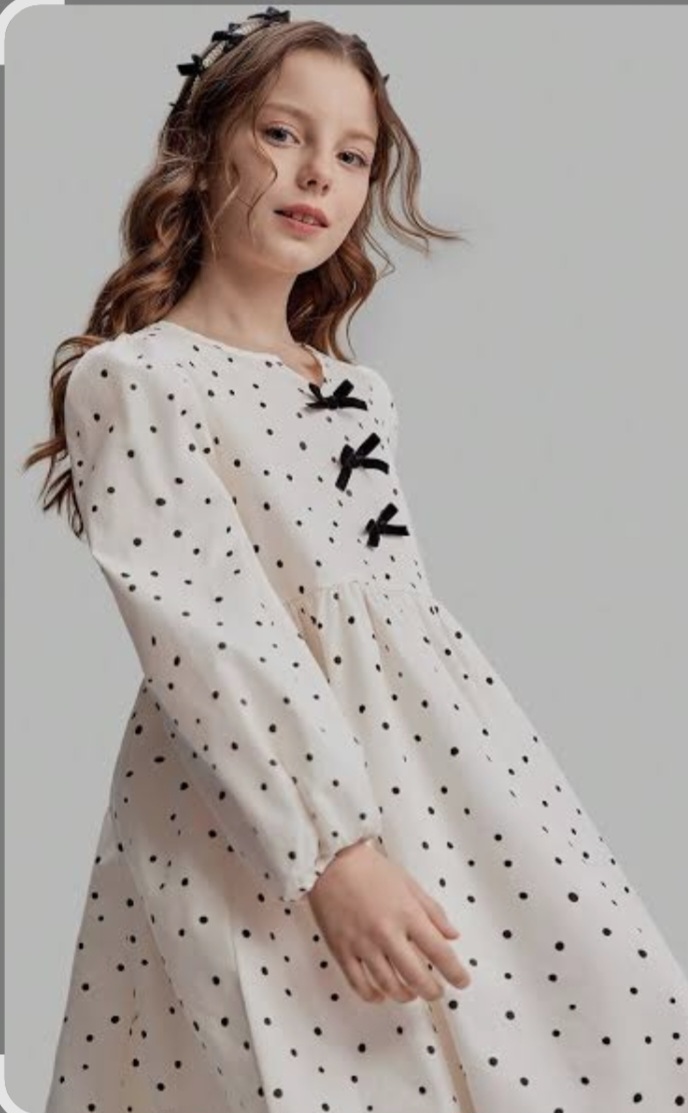 سارافون دخترانه 27745 سایز 1.5 تا 12 سال مارک H&M