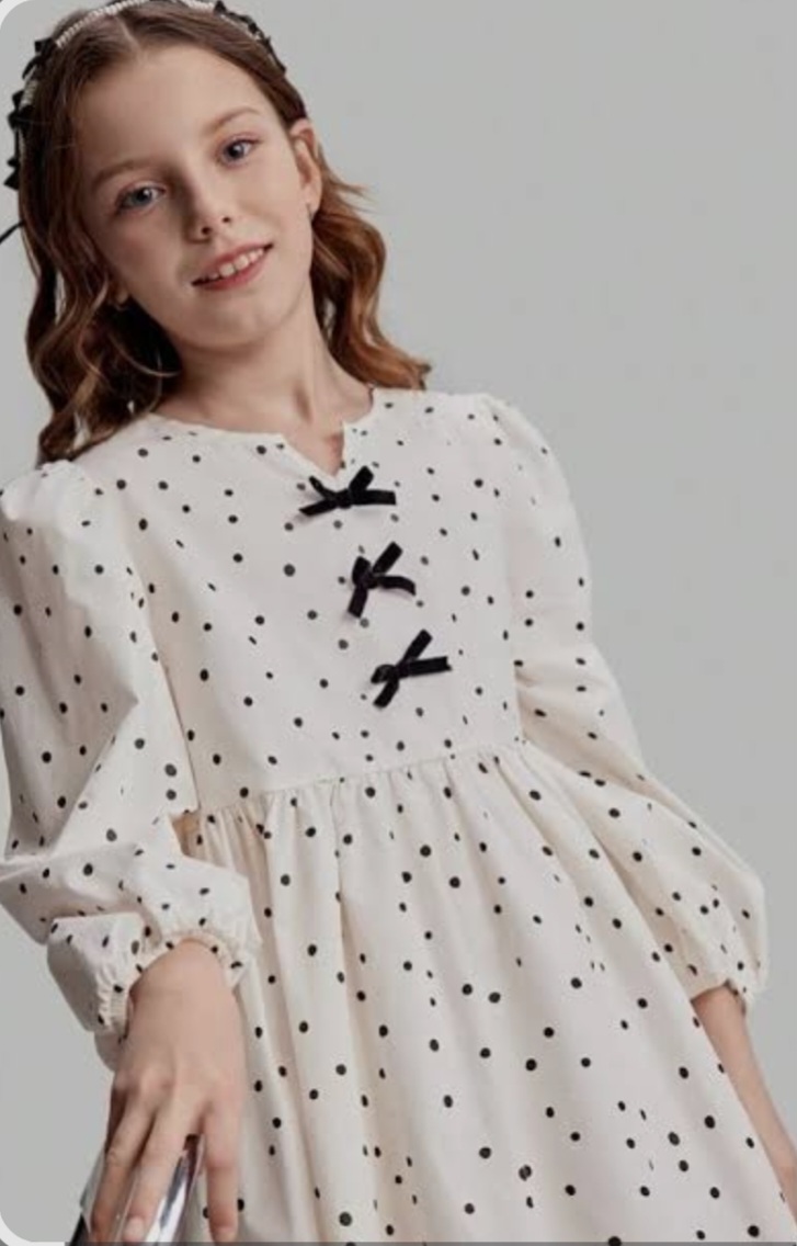 سارافون دخترانه 27745 سایز 1.5 تا 12 سال مارک H&M