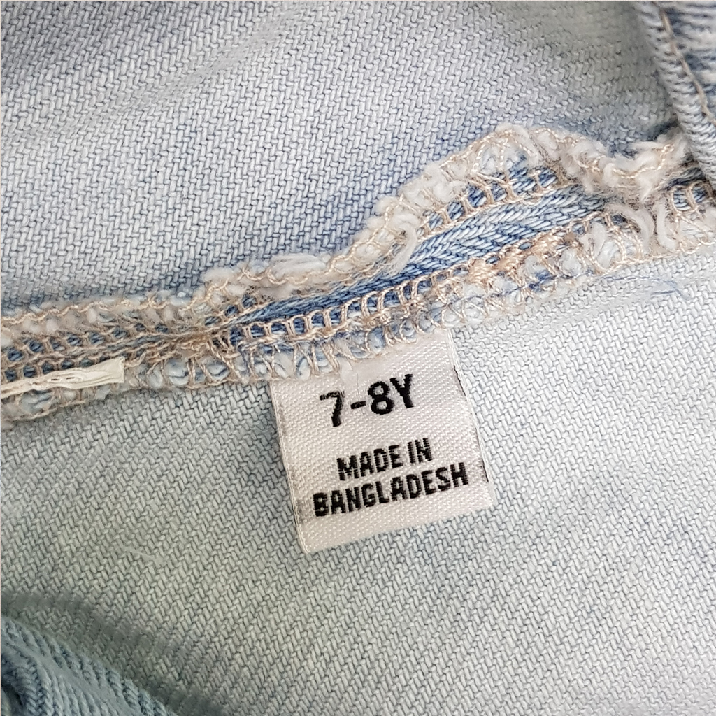دامن جینز دخترانه 27979 سایز 7 تا 15 سال مارک Primark