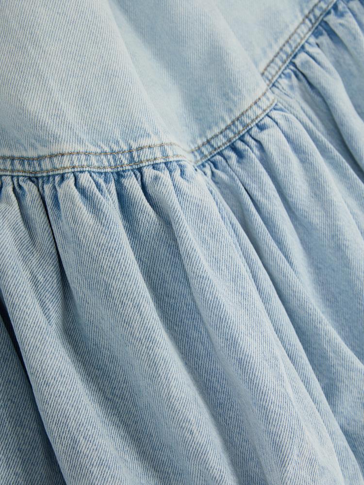دامن جینز دخترانه 27979 سایز 7 تا 15 سال مارک Primark