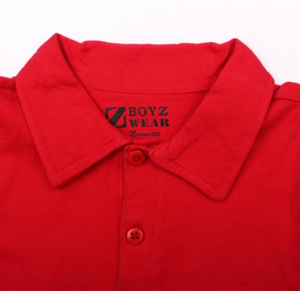 تی شرت یقه دار پسرانه 100944 سایز 12 ماه تا 5 سال مارک BOYZ