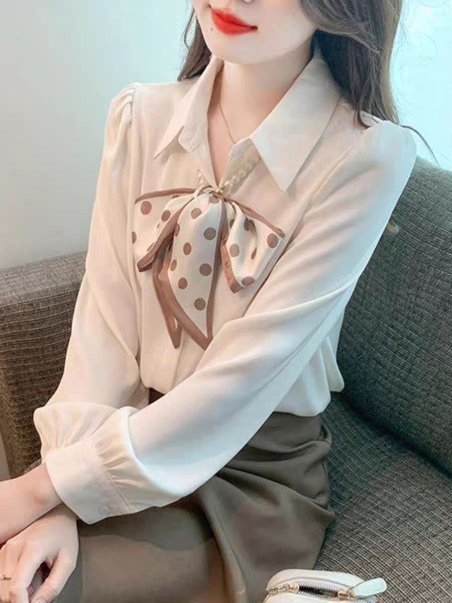 شومیز کرپ زنانه کد 417436