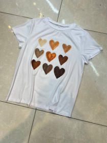 تیشرت نخ پنبه دخترانه کد 417449