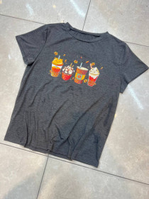 تیشرت نخ پنبه دخترانه کد 417450