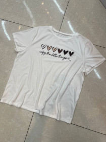 تیشرت نخ پنبه دخترانه کد 417462