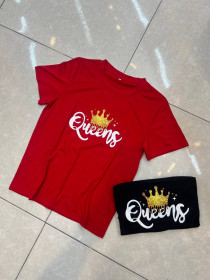 تیشرت نخ پنبه دخترانه کد 417463