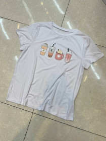 تیشرت نخ پنبه دخترانه کد 417469