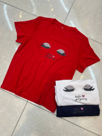 تیشرت نخ پنبه دخترانه کد 417477